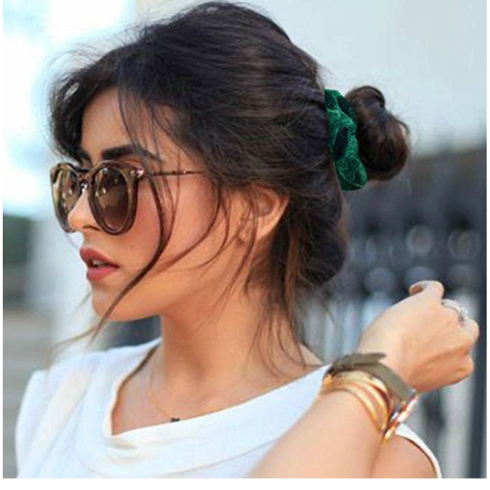 VSCO GIRL 46 Pack Velvet Scrunchies! - Picture 2 of 6
